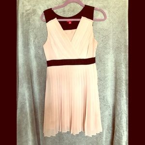 Beautiful airy chiffon summer dress  with pleats.